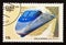 Postage stamp Cuba 2009. Acela express USA high speed locomotive