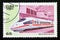 Postage stamp Cuba 2009. ICE Germany high speed locomotive