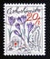 Postage stamp Czechoslovakia, 1979. Crocus scepusiensis flower