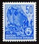 Postage stamp Germany Democratic Republic, 1955. Launching Ship