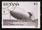 Postage stamp Guyana, 1988, Naval Airship LZ 92, 1916
