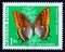 Postage stamp Hungary, 1969. Two tailed Pasha Charaxes jasius butterfly insect