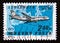 Postage stamp Hungary, 1977. A 300B Airbus, Lufthansa, Northwest Europe