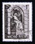 Postage stamp Hungary, Magyar, 1961. Statue of Liszt at the Main Entrance of the National Opera