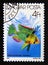 Postage stamp Hungary, Magyar, 1987. Ram papiliochromis ramirezi fish