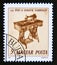 Postage stamp Hungary, Magyar 1990. 125th Anniversary of the Singer Sewing Machine