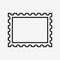 Postage stamp icon