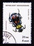 Postage stamp Madagascar, 1993. Gold necked Carrion Beetle Nicrophorus tomemtosus