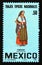 Postage stamp Mexico, 1981. Purepecha, Michoacan Traditional National Costume