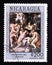 Postage stamp Nicaragua 1984. Allegory of Placer painting