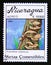 Postage stamp Nicaragua, 1999. Panellus stipticus mushroom