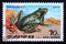 Postage stamp North Korea, 1992, Dark spotted Frog, Rana nigromaculata