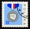 Postage stamp Poland, 1977. Civillian Defense Medal