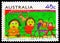 Postage stamp printed in Australia shows Family in Field Bobbie-Lea Blackmore, International Year of the Family serie, circa
