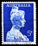 Postage stamp printed in Australia shows Melba (after bust by Sir Bertrum Mackennal), Birth Centenary of Dame Nellie Melba serie,
