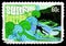 Postage stamp printed in Australia shows Poster of surfer and shore, Surfing Australia serie, circa 2013