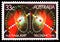 Postage stamp printed in Australia shows Rod antenna, electromagnetic field, Electronic Mail serie, circa 1985