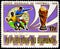 Postage stamp printed in Burundi shows Play Scenes, FIFA Cup, 17 FBu - Burundian franc, World Cup Football serie, circa 1974