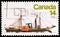 Postage stamp printed in Canada shows Chief Justice Robinson paddle steamer, Canadian Ships 4th series serie, circa 1978