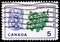 Postage stamp printed in Canada shows Nova Scotia, Mayflower, Provincial Emblems serie, circa 1965