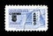 Postage stamp printed in Colombia shows Communications Building, 5 Colombian centavo, Types of Postal Tax Stamps of 1945-50 serie