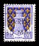 Postage stamp printed in France shows Niort, Coat of Arms serie, circa 1964