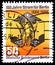 Postage stamp printed in Germany, Berlin, shows Allegory of Karl Ludwig SÃ¼tterlin, 100 years power for Berlin serie, circa 1984