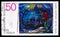 Postage stamp printed in Germany, Berlin, shows `The Boat` by Karl Hofer impressionist painter, serie, circa 1978