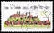 Postage stamp printed in Germany shows Cityscape (1642), Millenary of Freising\'s Right to Hold Markets serie, circa 1996