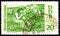 Postage stamp printed in Germany shows "Spring Idyll', H. Thoma, Missing paintings serie, circa 1967