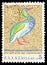 Postage stamp printed in Greece shows Bird, Mosaic art serie, circa 1970