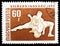 Postage stamp printed in Hungary shows World Wrestling Championships, Sports Championships, Budapest 1958 serie, circa 1958