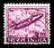 Postage stamp printed in India shows GNAT jet fighter, made in India, 20 p - Indian paisa, Country Motifs serie, circa 1967