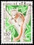 Postage stamp printed in Madagascar shows Greater Sportive Lemur (Lepilemur mustelinus), Lemurs serie, circa 1973