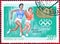 Postage stamp printed in Mongolia  with a picture Triple champion of Wilma Rudolph Athletics, from the series `Olympic champion`