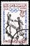 Postage stamp printed in Morocco shows Fencing, Summer Olympic Games 1960 - Rome serie, circa 1960