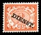 Postage stamp printed in Netherlands shows Numeral overprinted (DIENST.), Department stamps serie, circa 1911