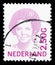 Postage stamp printed in Netherlands shows Queen Beatrix (1938-), Queen Beatrix type \\\'Inversion\\\' serie, circa 1993