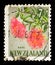 Postage stamp printed in New Zealand shows Climbing Rata (Metrosideros fulgens), Pictorial Definitives serie, 7 d - New Zealand