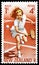 Postage stamp printed in New Zealand shows Girl Playing Tennis, Health Stamps 1972 serie, circa 1972