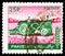 Postage stamp printed in Pakistan shows Tractor, 25 Pakistani paisa, Agriculture serie, circa 1979