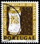 Postage stamp printed in Portugal shows Medicine Jar and Stylized Healing Plants, Garcia D\'Orta serie, circa 1964
