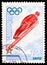 Postage stamp printed in Soviet Union shows Ski Jumping, Winter Olympic Games 1972 - Sapporo serie, circa 1972