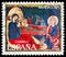 Postage stamp printed in Spain shows The Nativity, Christmas serie, 2 Pta - Spanish peseta, circa 1971