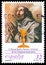 Postage stamp printed in Spain shows Saint Pascal Baylon, circa 1997