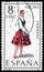 Postage stamp printed in Spain shows Vizcaya, Regional Costumes serie, 8 Pta - Spanish peseta, circa 1971