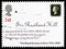 Postage stamp printed in United Kingdom shows Sir Rowland Hill Award  250th Anniversary of the Royal Society of Arts serie  circa