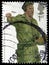 Postage stamp printed in United Kingdom shows Tank Commander, 5th Royal Tank Regiment, 1944, Military Uniforms 1st series -