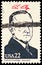 Postage stamp printed in United States shows Calvin Coolidge, AMERIPEX `86 Issue serie, circa 1986