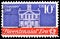 Postage stamp printed in United States shows Carpenters` Hall, Philadelphia, First Continental Congress Issue serie, circa 1974